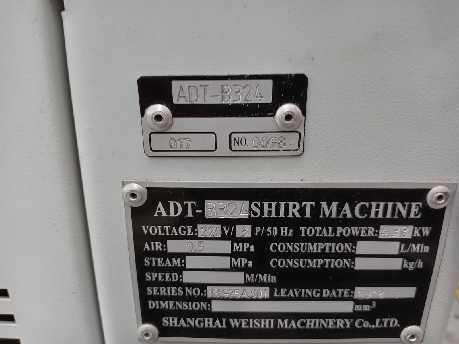 HORMADORA DE ALETILLA DE MANGA 1 ´´ Y 3/4´´